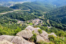 View of Cumberland Gap, Tennessee, from Pinnacles Overlook.