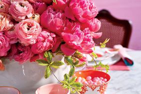 Pink Peony Ombre Centerpiece