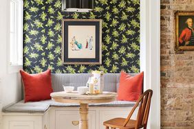 Breakfast Nook with Wallpaper