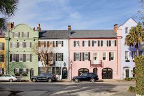 Charleston's Rainbow Row Homes