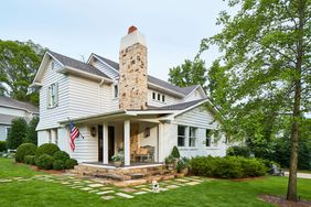 Falkner Corner Lot White House with Wide Front Porch