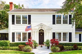 Sarah Tucker White Traditional Home Exterior