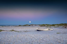 Moonrise over Horn Island