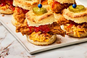 Southern Living Cat-Head Biscuit Sandwiches ready to serve 