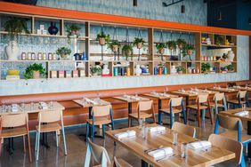 Interior of Salted Melon Restaurant and Market