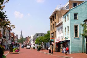 Main Street (formerly Church Street) in Annapolis, Maryland, USA