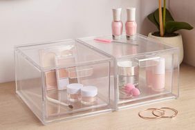 Clear Bathroom Organizers