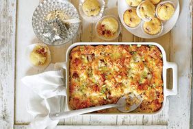 Cheesy Sausage-and-Croissant Casserole