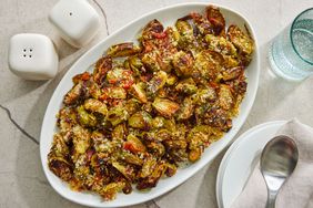 Southern Living Brussels Sprouts with Bacon and Shallots 