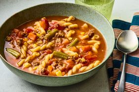 Southern Living Busy Day Soup in a bowl to serve