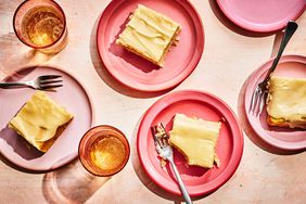 Southern Living Buttermilk Cake sliced on plates to serve 