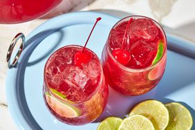 Southern Living Cherry Limeade in glasses to serve 