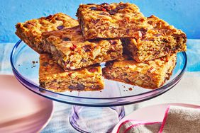 Southern Living Cowgirl Cookie Bars on a platter to serve 