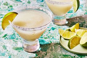 Southern Living Frozen Margarita in glasses to serve 