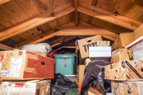 Cluttered Attic Boxes