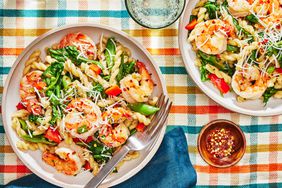 pasta primavera with shrimp - Southern Living