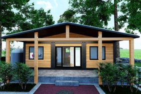 tiny home front view