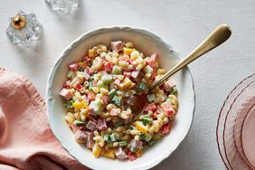 Classic Macaroni Salad with Ham