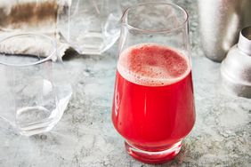 Southern Living Watermelon juice in a glass